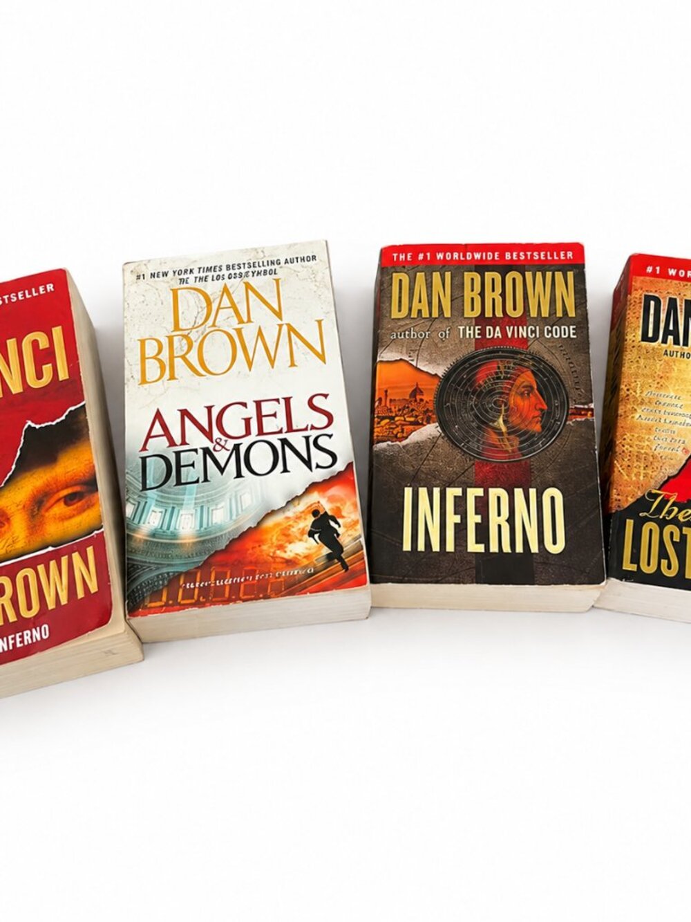 Dan Brown Thriller Book Bundle | Da Vinci Code Angels & Demons Inferno Lost Symb